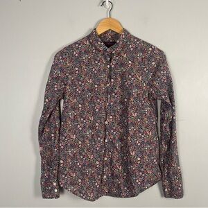 J. Crew Perfect Shirt in Liberty Kayoko Floral Size 4